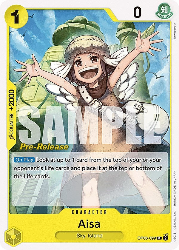 Aisa (OP06-099) (Wings of the Captain Pre-Release Cards)
