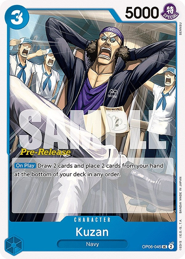 Image for Kuzan (OP06-045) (Wings of the Captain Pre-Release Cards) - One Piece Card Game