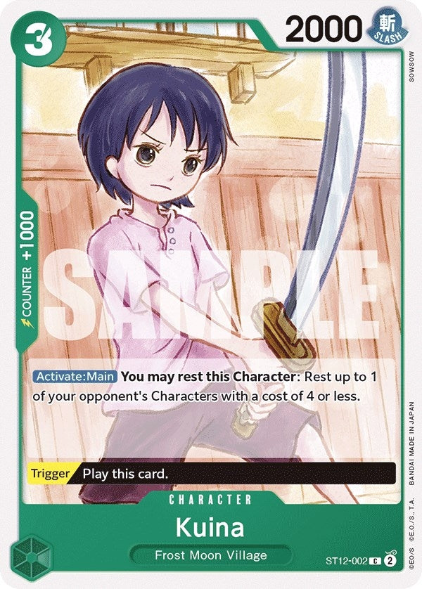 Image for Kuina (ST12-002) (Starter Deck 12: Zoro and Sanji) - One Piece Card Game
