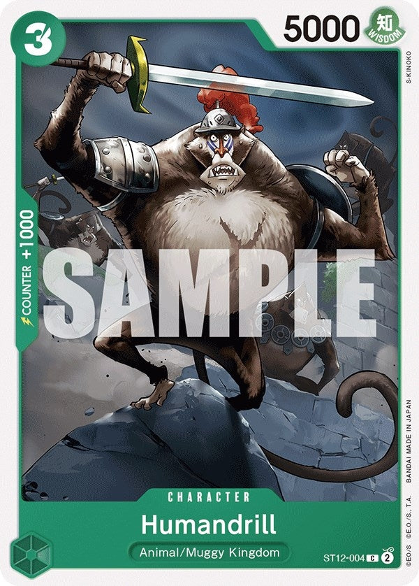 Image for Humandrill (ST12-004) (Starter Deck 12: Zoro and Sanji) - One Piece Card Game