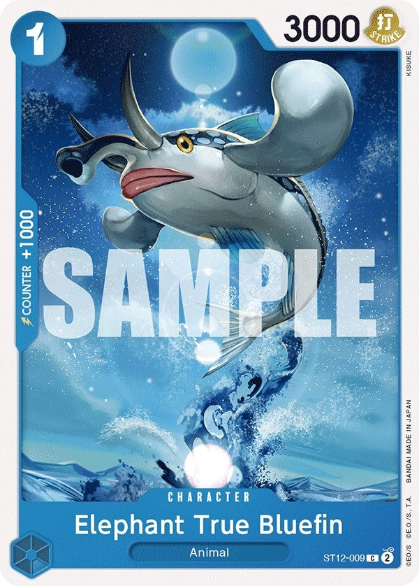 Image for Elephant True Bluefin (ST12-009) (Starter Deck 12: Zoro and Sanji) - One Piece Card Game