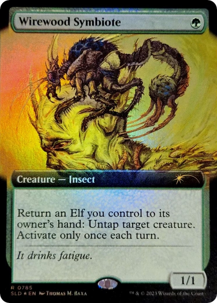 Image for Wirewood Symbiote (Extended Art) (785) - Magic: The Gathering
