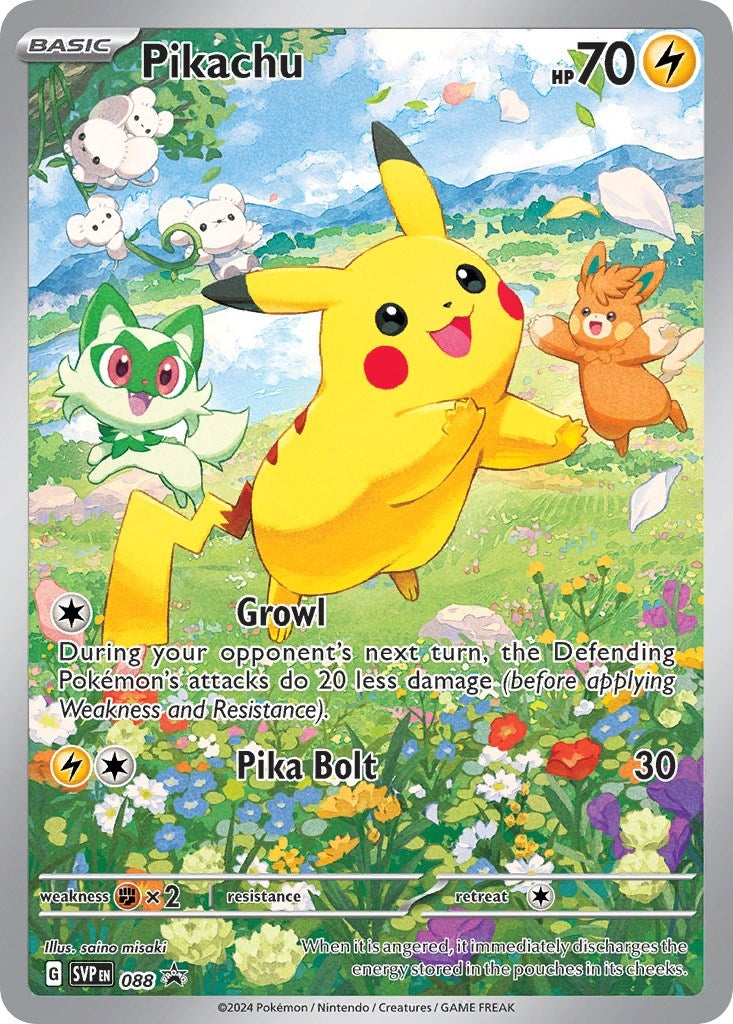 Pikachu - 088 (088) (SV: Scarlet & Violet Promo Cards)