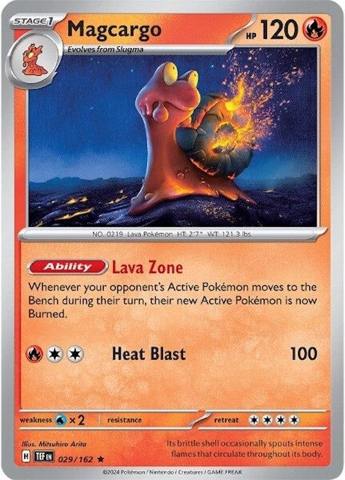 Image for Magcargo (029/162) (SV05: Temporal Forces) - Pokemon