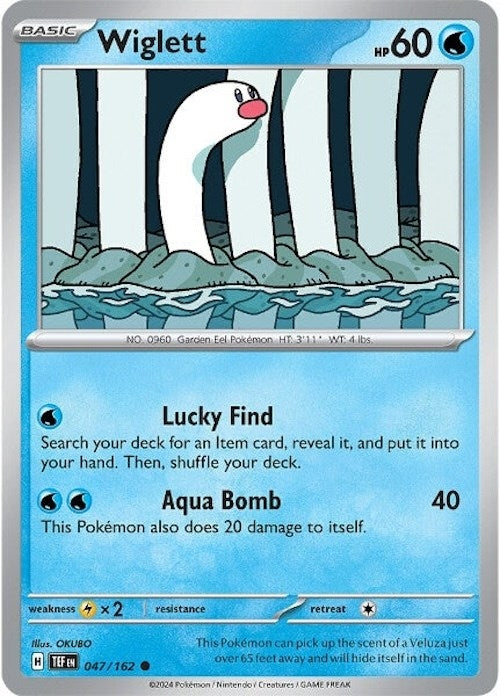 Image for Wiglett (047/162) (SV05: Temporal Forces) - Pokemon