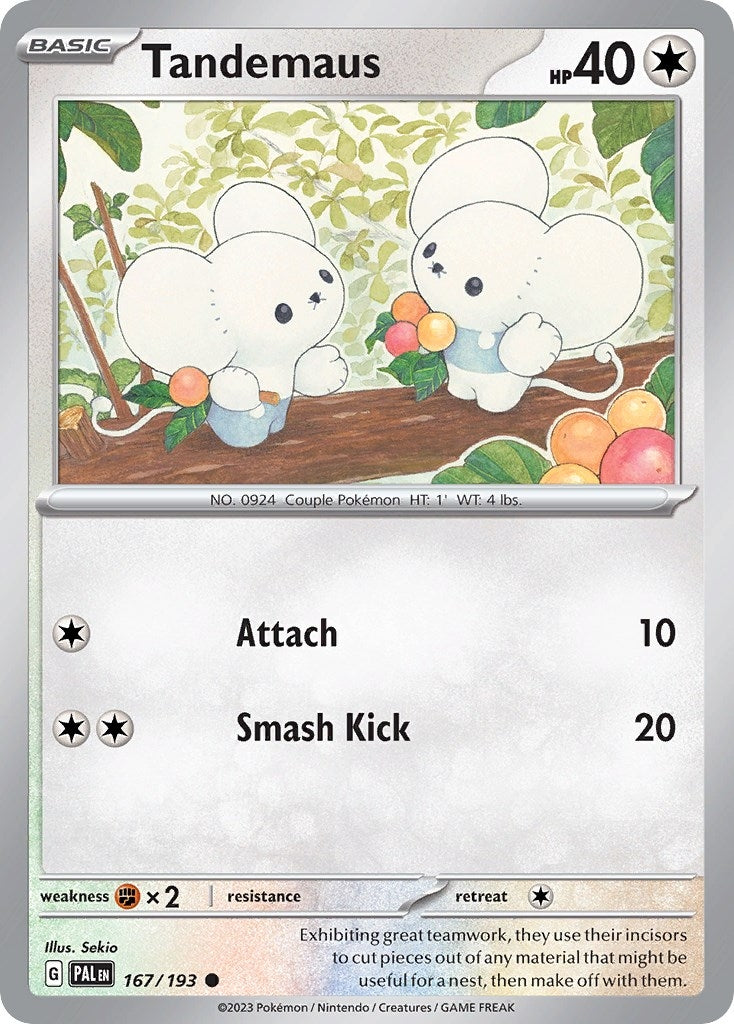 Image for Tandemaus (Cosmos Foil) (167/193) (Miscellaneous Cards & Products) - Pokemon