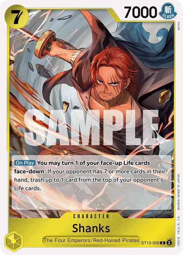 Shanks (ST13-009) (Ultra Deck: The Three Brothers)