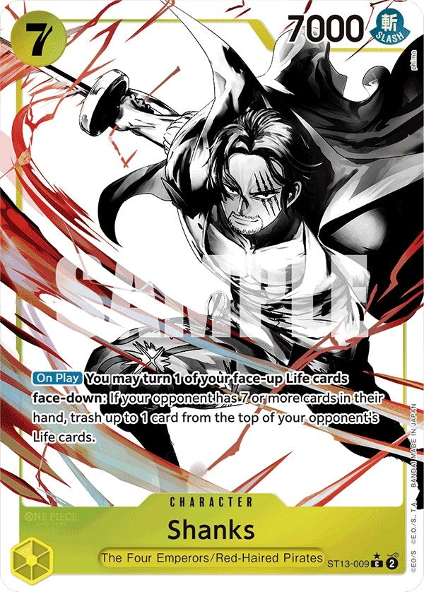 Image for Shanks (Parallel) (ST13-009) (Ultra Deck: The Three Brothers) - One Piece Card Game