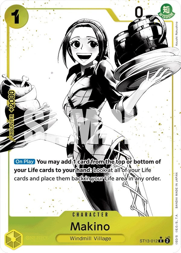 Image for Makino (Parallel) (ST13-012) (Ultra Deck: The Three Brothers) - One Piece Card Game