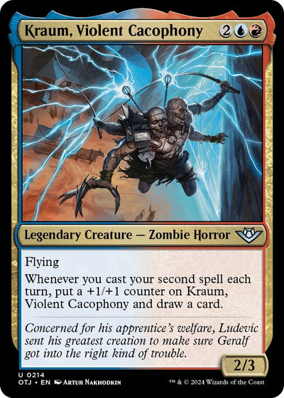Kraum, Violent Cacophony (214) (Outlaws of Thunder Junction)