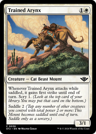 Trained Arynx (36) (Outlaws of Thunder Junction)