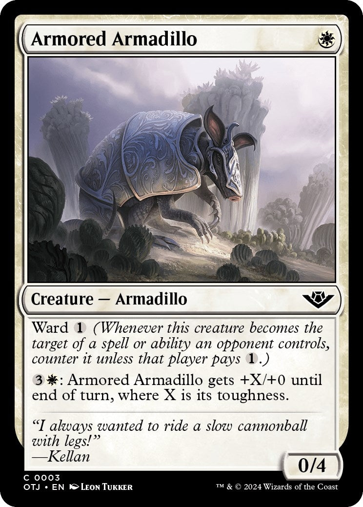 Armored Armadillo (3) (Outlaws of Thunder Junction)