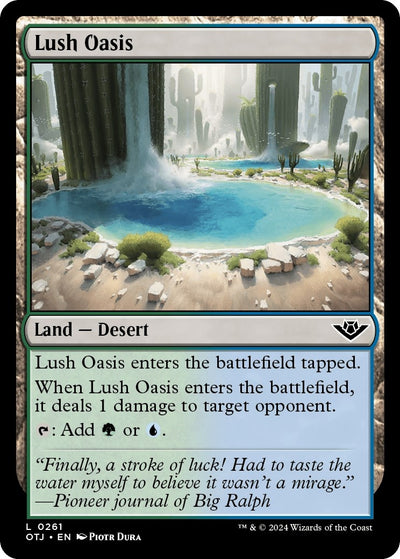 Lush Oasis (261) (Outlaws of Thunder Junction)