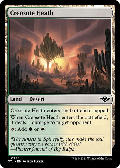 Creosote Heath (255) (Outlaws of Thunder Junction)