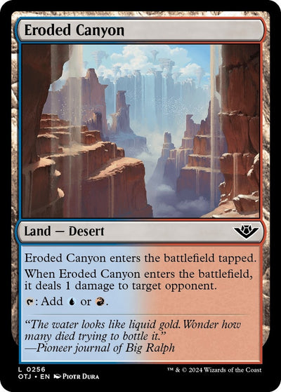 Eroded Canyon (256) (Outlaws of Thunder Junction)