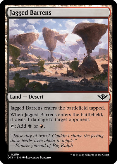 Jagged Barrens (259) (Outlaws of Thunder Junction)