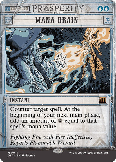 Mana Drain (11) (Outlaws of Thunder Junction: Breaking News)