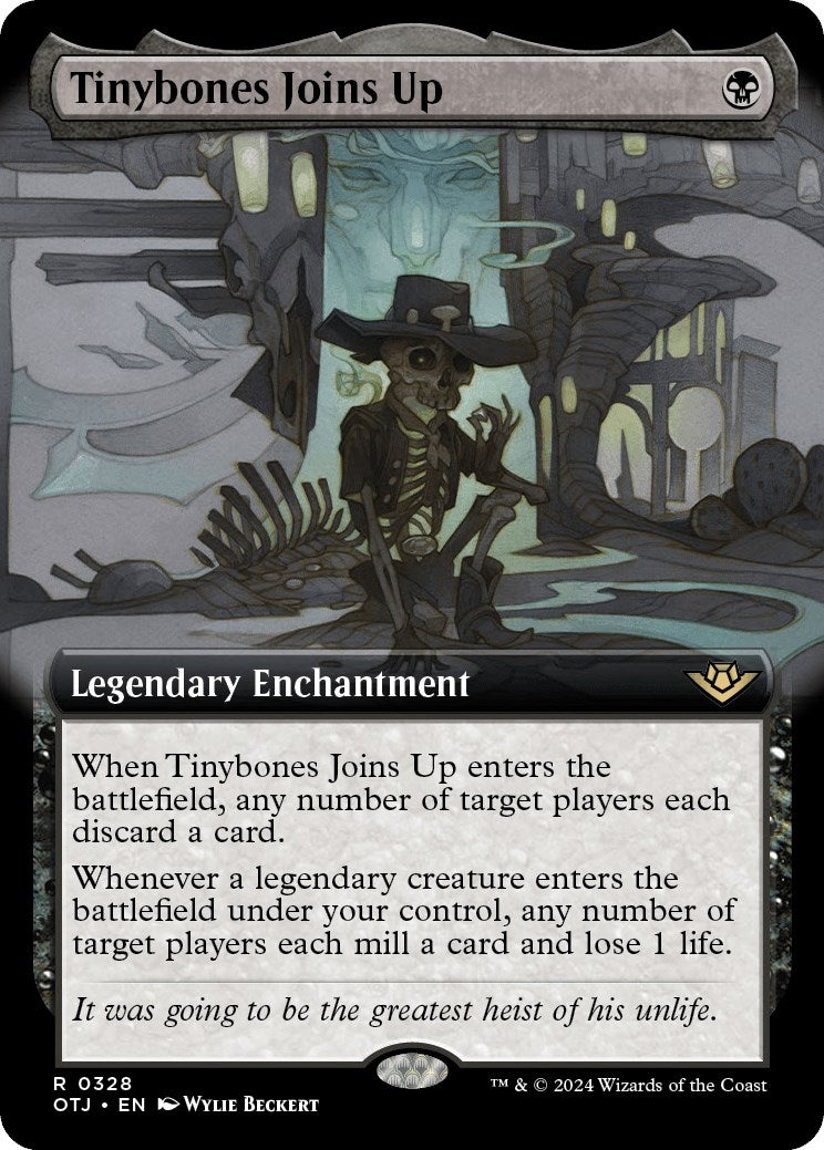 Tinybones Joins Up (Extended Art) (328) (Outlaws of Thunder Junction)