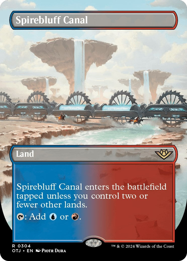 Spirebluff Canal (Borderless) (304) (Outlaws of Thunder Junction)