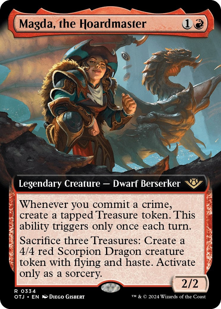 Magda, the Hoardmaster (Extended Art) (334) (Outlaws of Thunder Junction)
