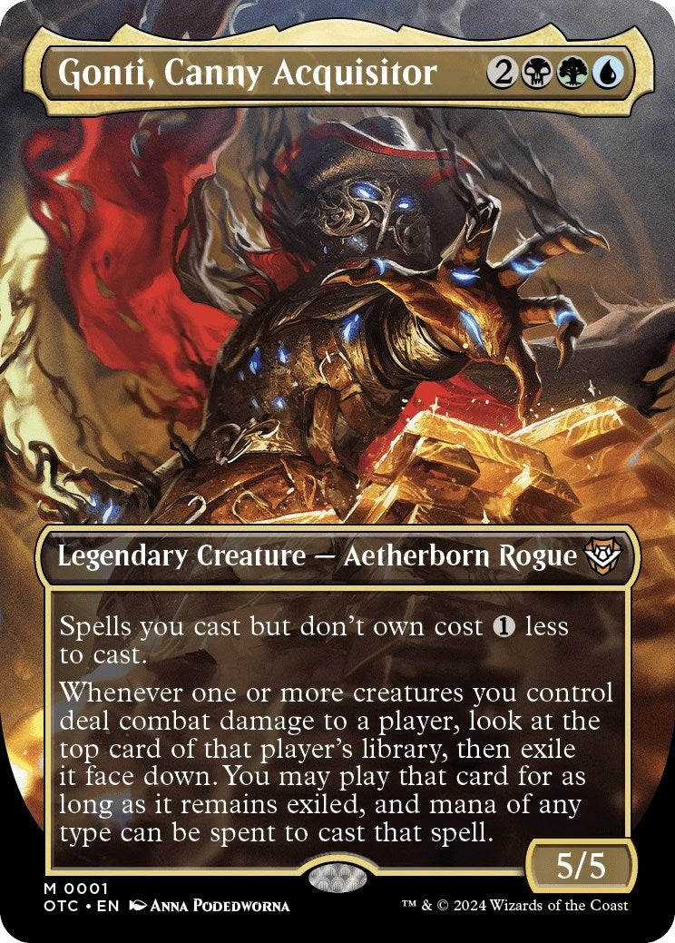 Gonti, Canny Acquisitor (Borderless) (1) (Commander: Outlaws of Thunder Junction)