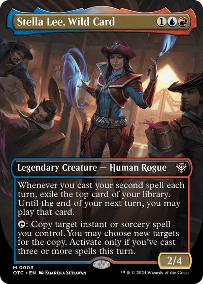 Stella Lee, Wild Card (Borderless) (3) (Commander: Outlaws of Thunder Junction)