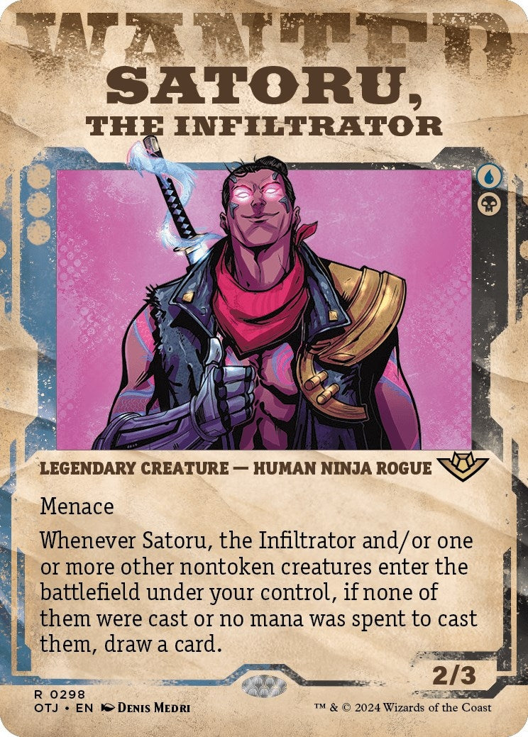 Satoru, the Infiltrator (Showcase) (298) (Outlaws of Thunder Junction)