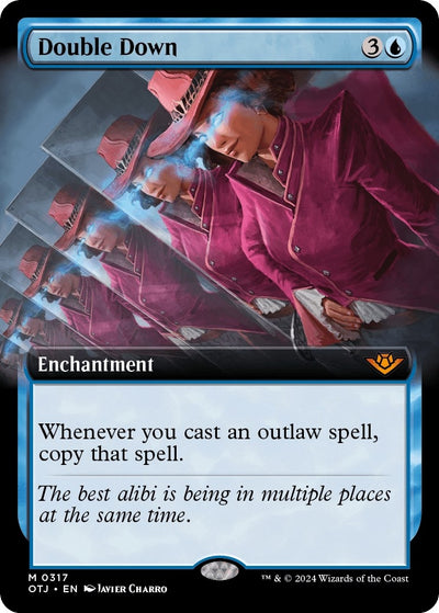 Double Down (Extended Art) (317) (Outlaws of Thunder Junction)