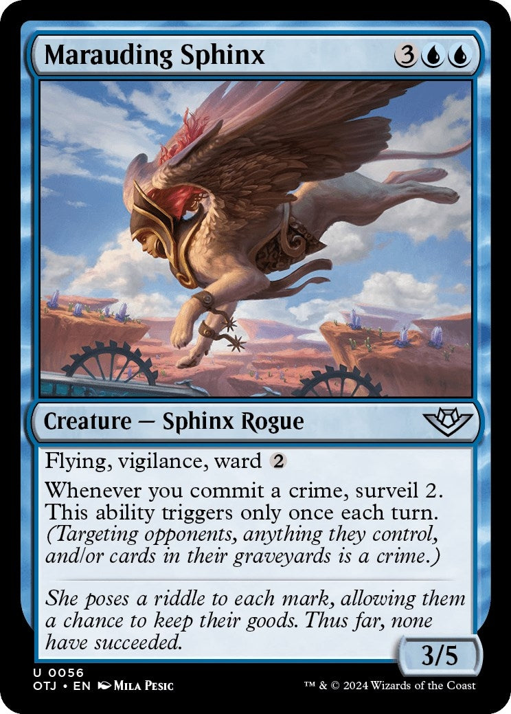 Marauding Sphinx (56) (Outlaws of Thunder Junction)