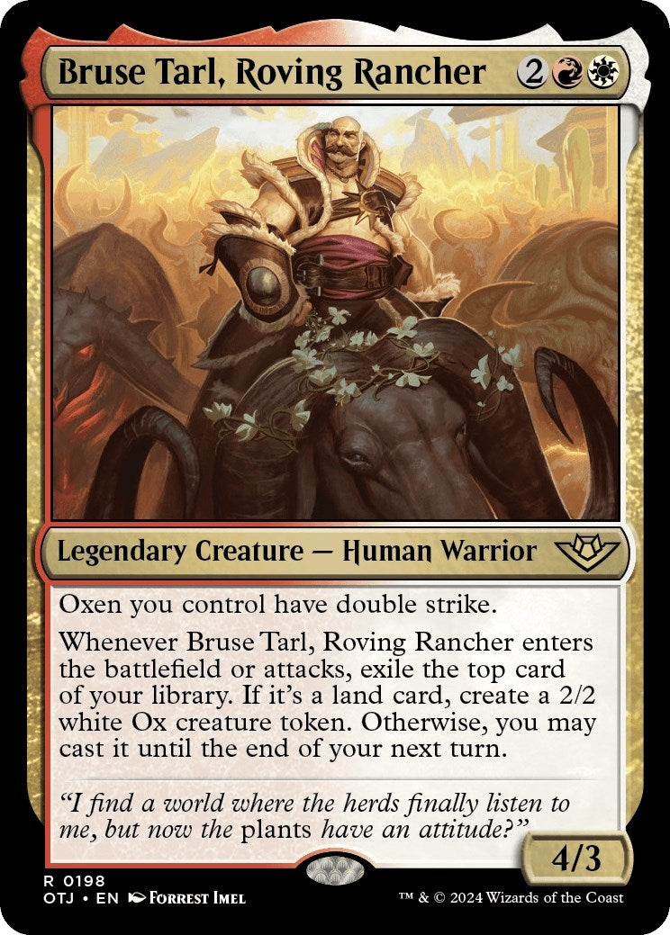 Bruse Tarl, Roving Rancher (198) (Outlaws of Thunder Junction)