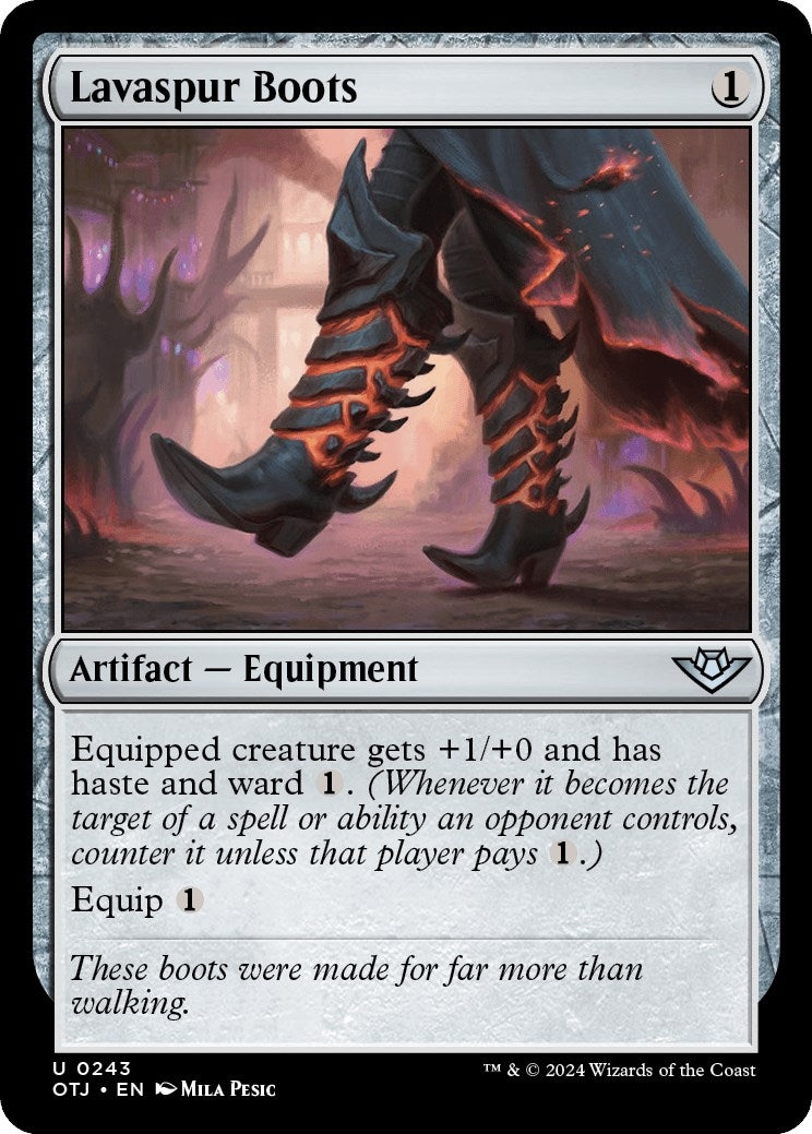 Lavaspur Boots (243) (Outlaws of Thunder Junction)