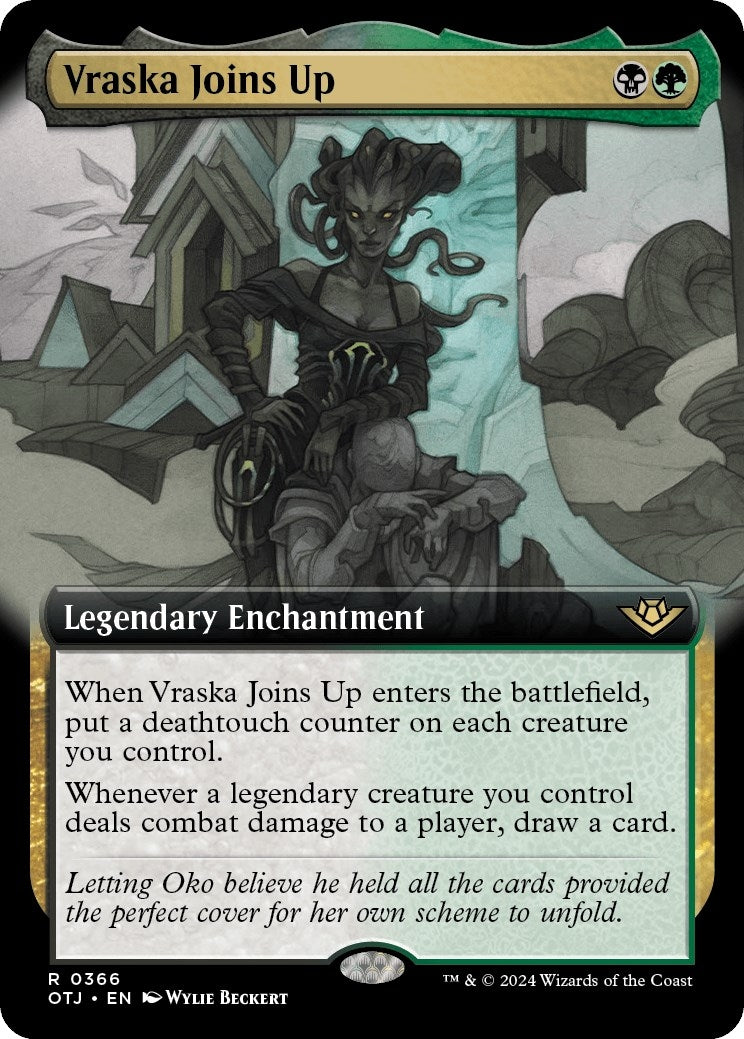 Vraska Joins Up (Extended Art) (366) (Outlaws of Thunder Junction)