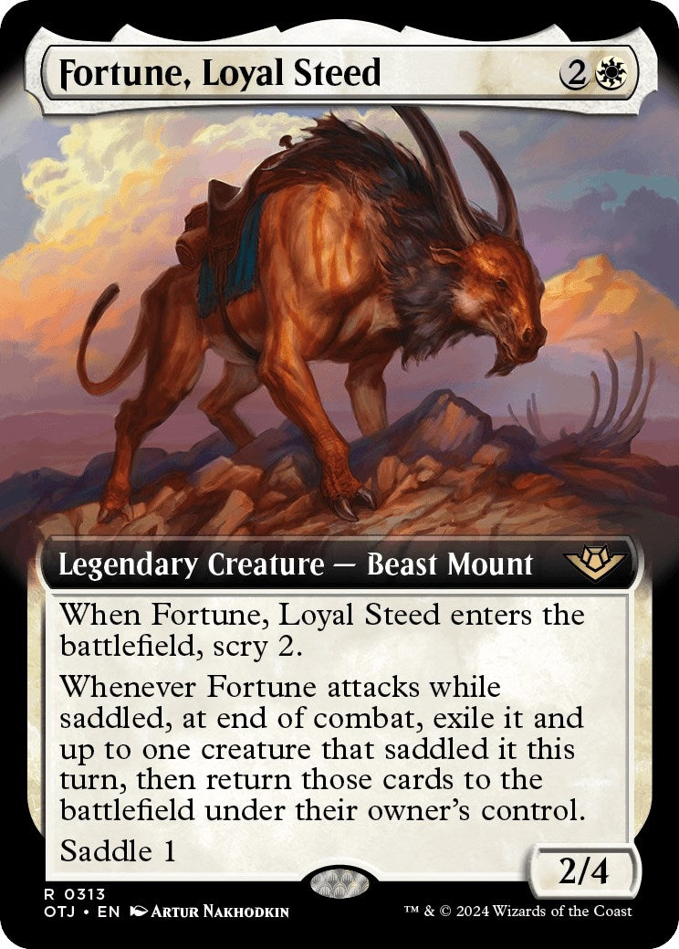 Fortune, Loyal Steed (Extended Art) (313) (Outlaws of Thunder Junction)