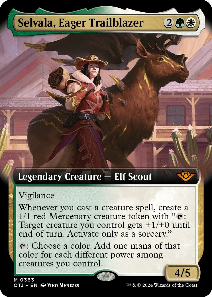 Selvala, Eager Trailblazer (Extended Art) (363) (Outlaws of Thunder Junction)