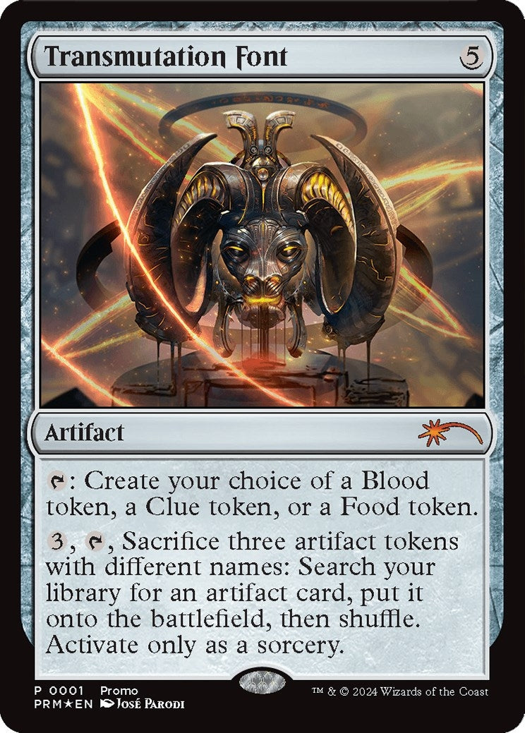 Image for Transmutation Font (1) - Magic: The Gathering