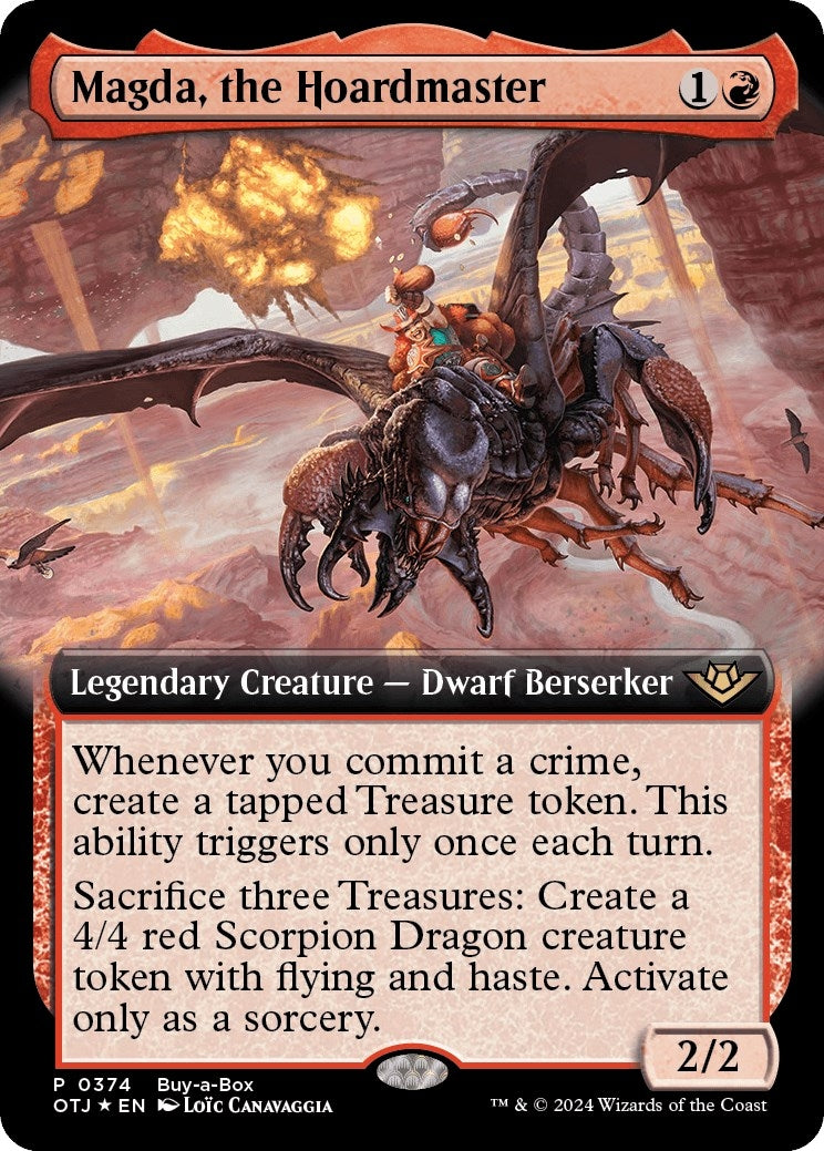 Magda, the Hoardmaster (Extended Art) (374) (Buy-A-Box Promos)