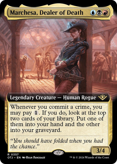Marchesa, Dealer of Death (Extended Art) (357) (Outlaws of Thunder Junction)