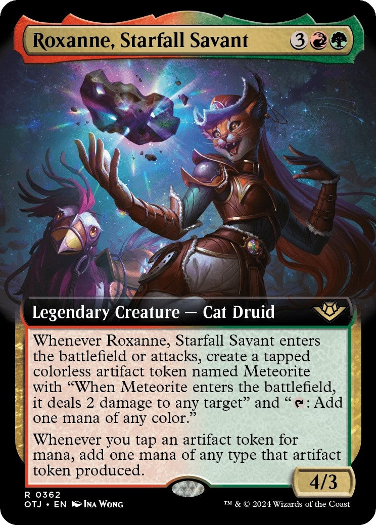 Roxanne, Starfall Savant (Extended Art) (362) (Outlaws of Thunder Junction)