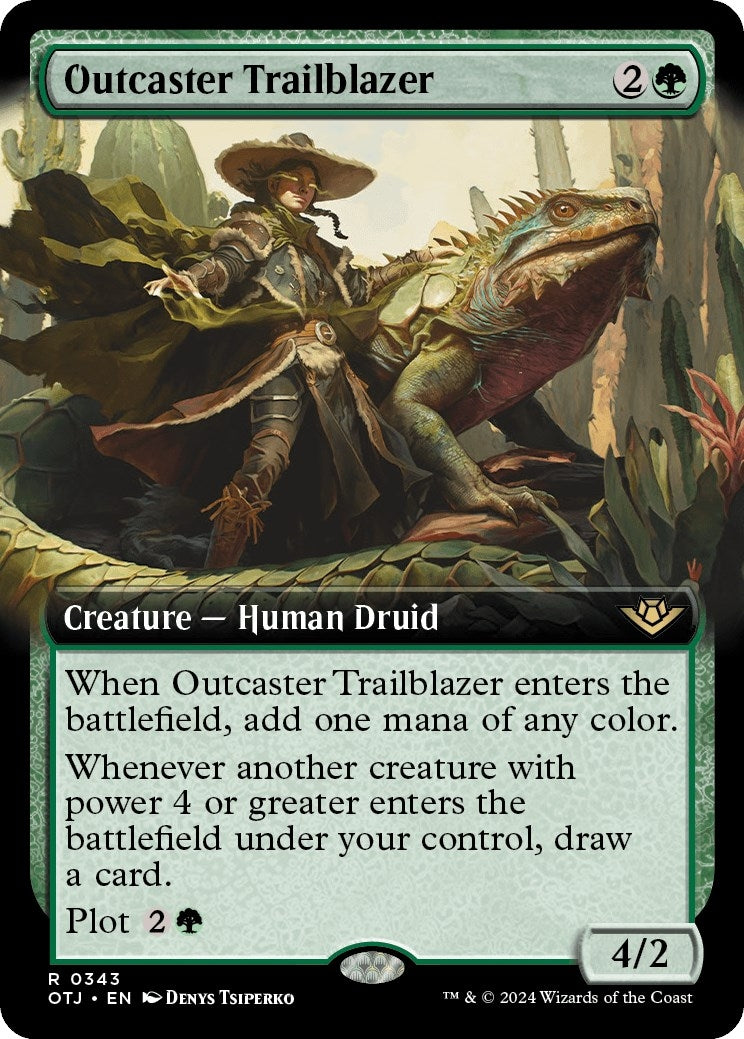 Outcaster Trailblazer (Extended Art) (343) (Outlaws of Thunder Junction)