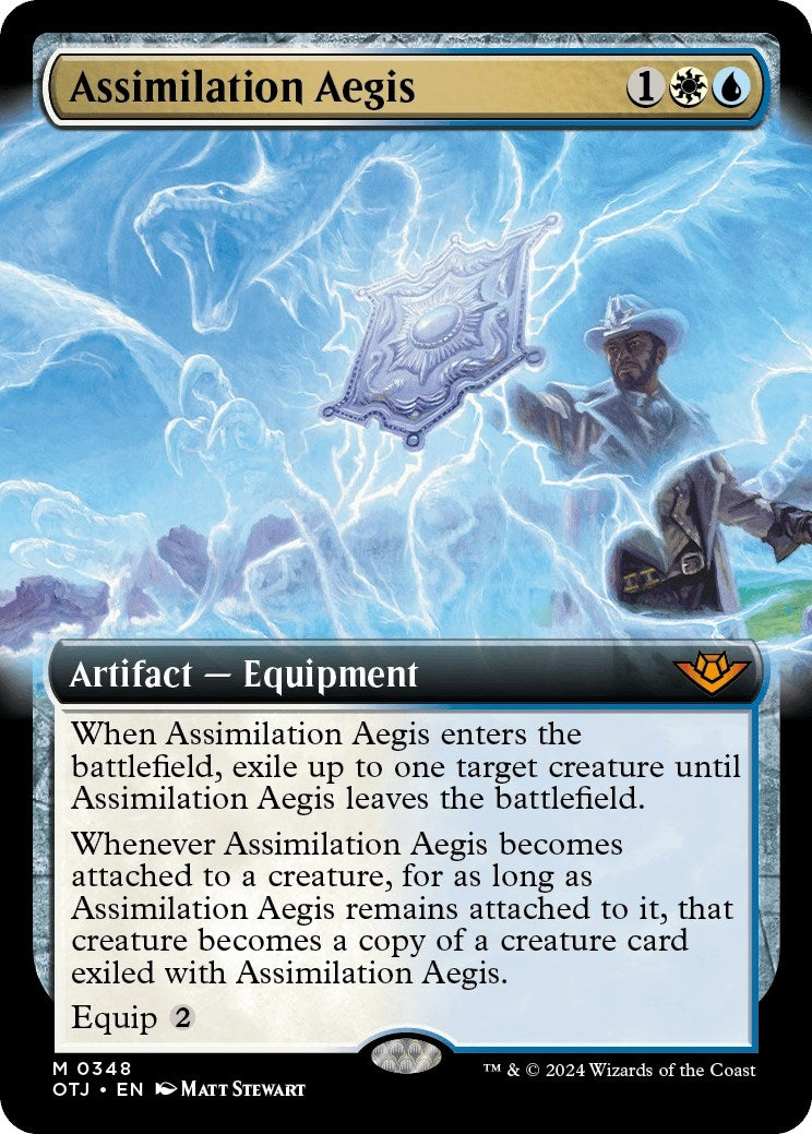 Assimilation Aegis (Extended Art) (348) (Outlaws of Thunder Junction)