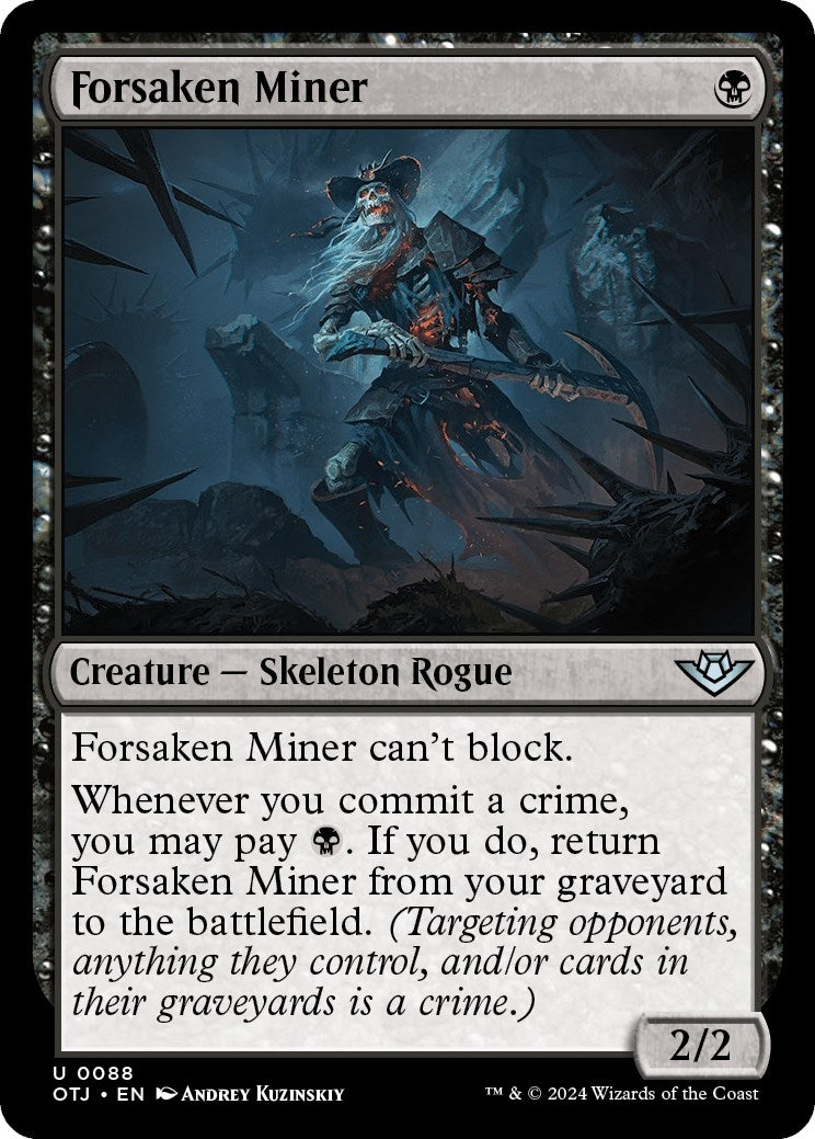 Forsaken Miner (88) (Outlaws of Thunder Junction)