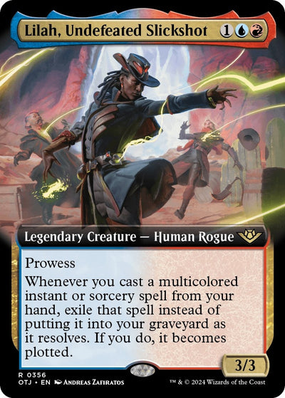 Lilah, Undefeated Slickshot (Extended Art) (356) (Outlaws of Thunder Junction)