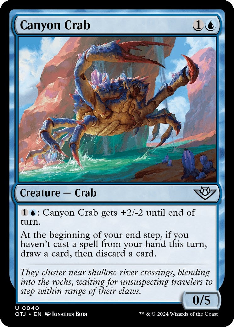 Canyon Crab (40) (Outlaws of Thunder Junction)