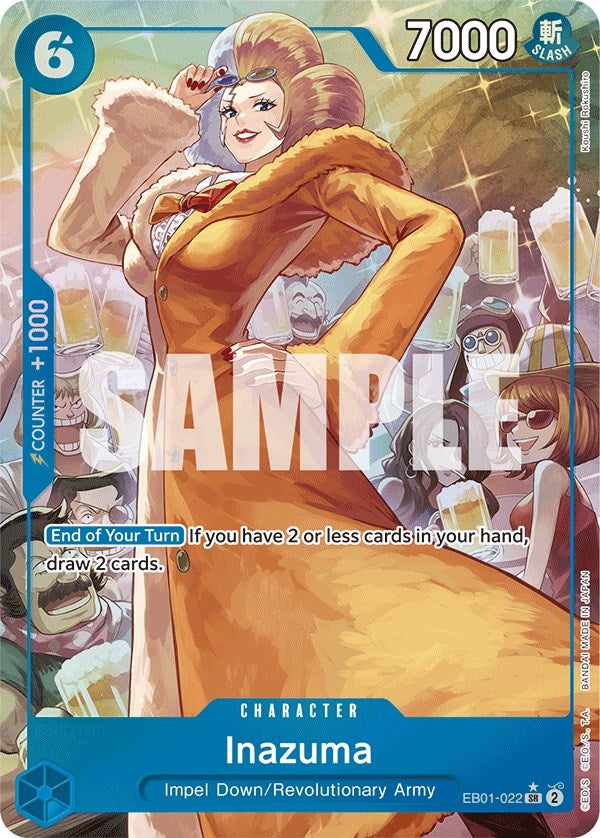 Image for Inazuma (Alternate Art) (EB01-022) (Extra Booster: Memorial Collection) - One Piece Card Game