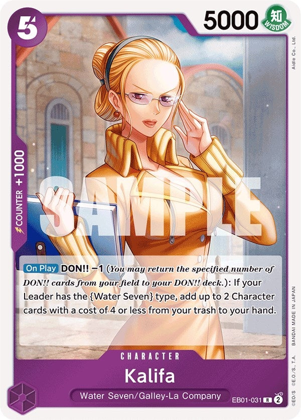 Image for Kalifa (EB01-031) (Extra Booster: Memorial Collection) - One Piece Card Game