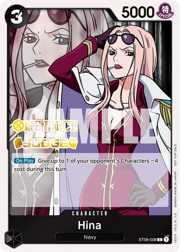Image for Hina (Judge Pack Vol. 3) (ST06-008) (One Piece Promotion Cards) - One Piece Card Game