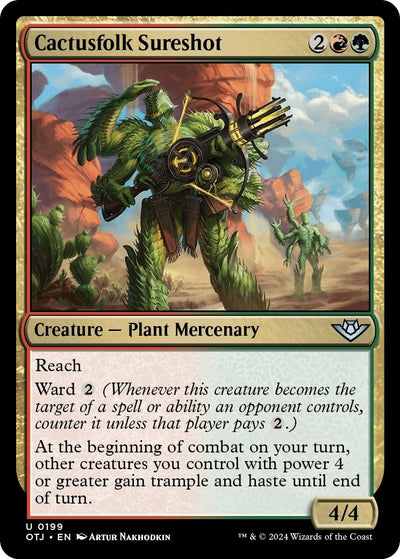 Cactusfolk Sureshot (199) (Outlaws of Thunder Junction)