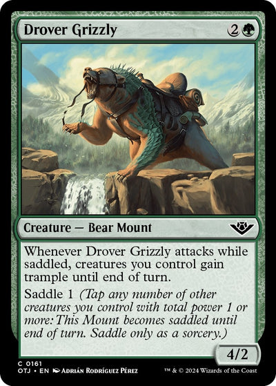 Drover Grizzly (161) (Outlaws of Thunder Junction)