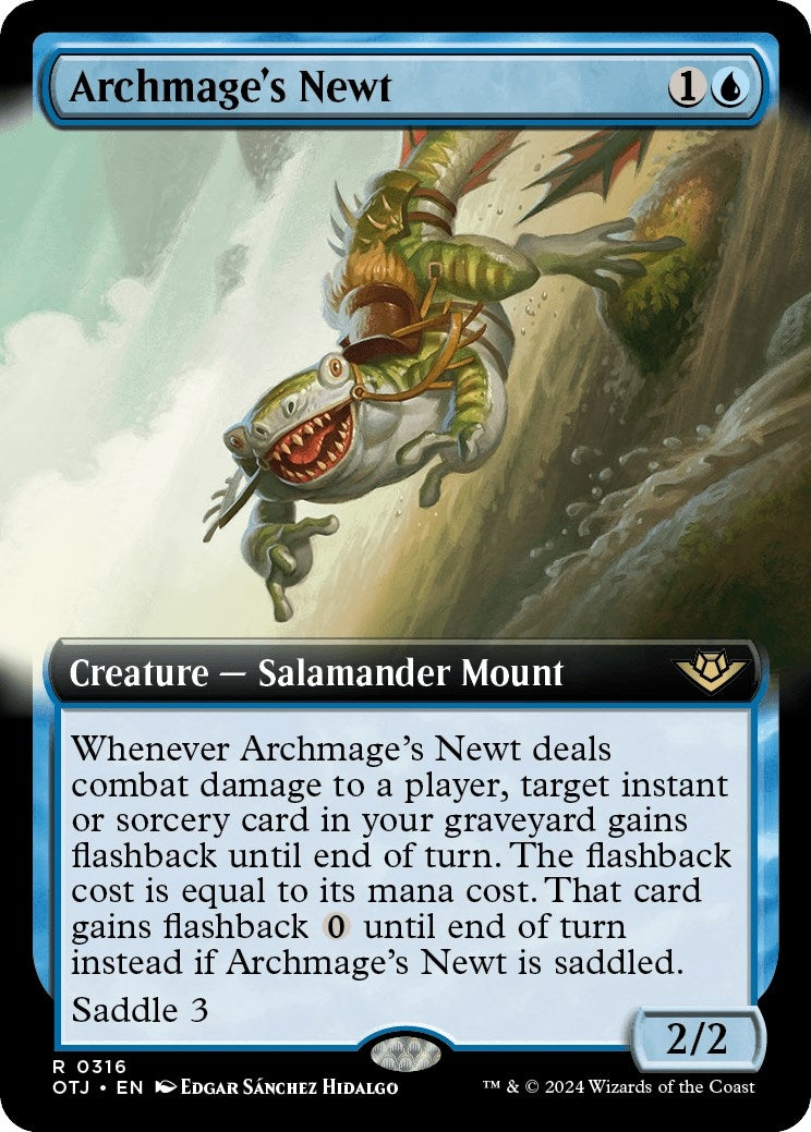 Archmage's Newt (Extended Art) (316) (Outlaws of Thunder Junction)