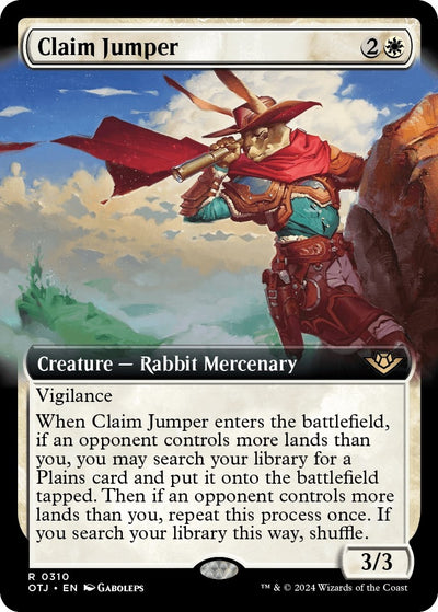 Claim Jumper (Extended Art) (310) (Outlaws of Thunder Junction)